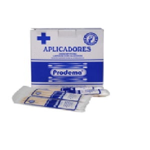 APLICADORES DE MADERA SIN ALGODON